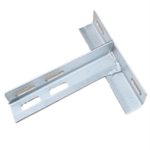 镀锌角钢管道T型支架天燃气电力角铁三角多孔架加厚层木板托承架