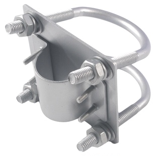 室外天线支架夹码 玻璃钢天线夹具户外天线安装配件天线固定扣具天线夹具M8防锈