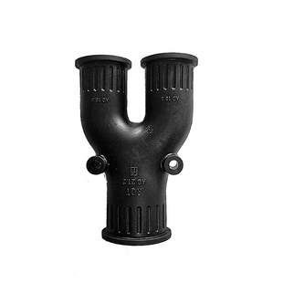 欣博塑料波纹管三通接头T型橡胶Y型分流分岔接头软管快插快速连接