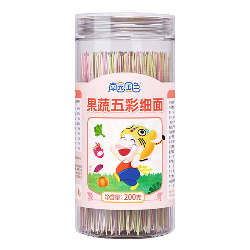 多彩果蔬细面海螺面蝴蝶面3罐装