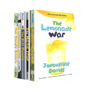 英文原版 The Lemonade War Series 柠檬水战争 1-6册合售 儿童理财经济悬疑多元化小说 Magic Trap/Candy Smash