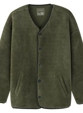 舒雅V领秋冬家居服外套