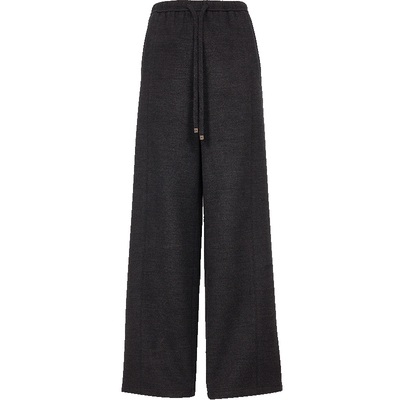 VeroModa纯色抽绳休闲裤