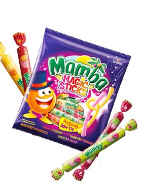 Mamba德国进口水果糖魔法棒140g