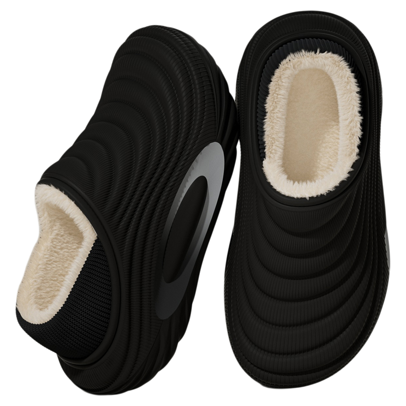 防水棉拖鞋男款秋冬季2025新款室内居家保暖加绒防滑包跟棉鞋外穿