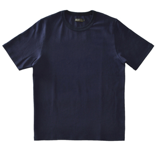 柴米Pima棉基础款短袖T恤美式复古圆领纯棉绅士纯色夏季阿美咔叽