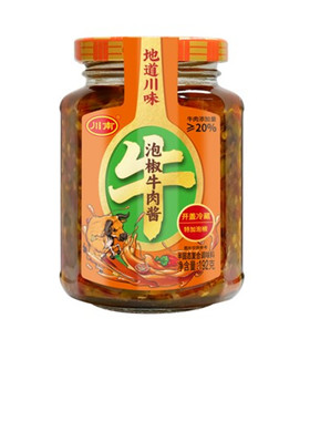 川南香辣泡椒牛肉酱拌面下饭酱