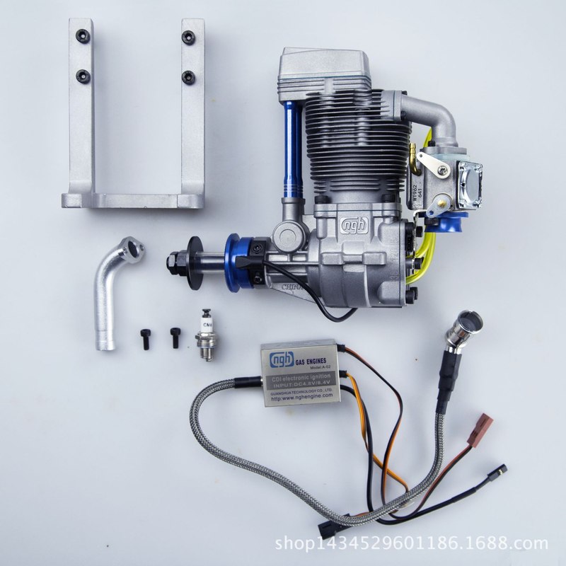 ngh航模发动机GF38四冲程38cc汽油单缸发动机
