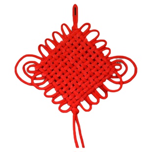 红红的中国结舞蹈道具儿童手持编织福字中国风元旦开场舞跳舞演出