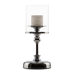 家用餐桌轻奢摆件浪漫烛光晚餐婚礼布置拍摄道具金色欧式复古烛台