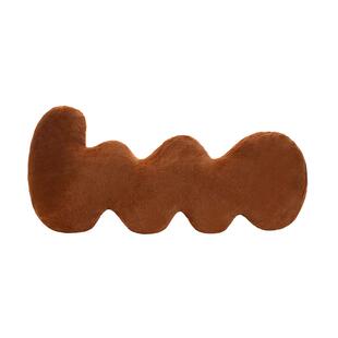 网红ins波浪抱枕女生睡觉长条靠枕靠垫卧室床上冬季毛绒轻奢沙发