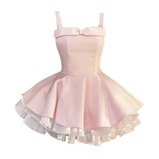 自制千金感巨好看芭蕾风吊带连衣裙女夏2026生日晚礼服蓬蓬公主裙