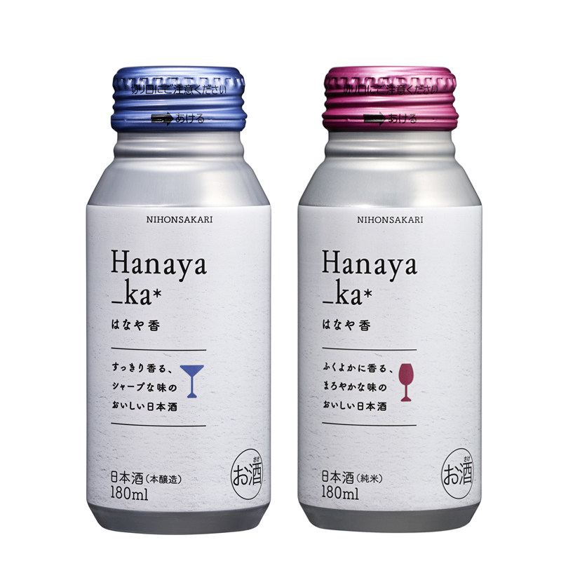 【高颜值小酒】日本盛花香纯米酒本酿造清酒小容量微醺180ml*4
