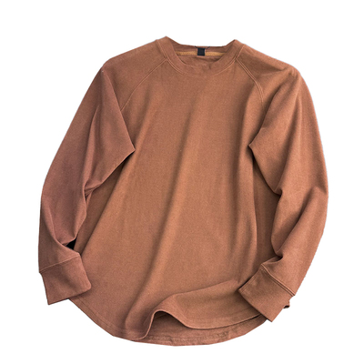 基础百搭！阳离子德绒打底衫秋冬男女磨毛保暖长袖T恤S00302