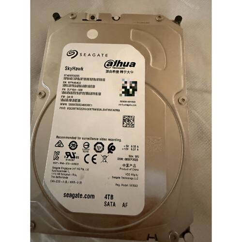 可维修议价  希捷SkyHawk4TB型号ST4000VX005大华原装3.5寸SATA接