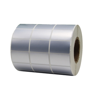 亚哑银pet标签纸条码不干胶40 50 60 70 80 打印机标贴纸设备铭牌