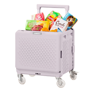 露禾买菜小拉车折叠轻便携购物车露营拖车手拉快递小推车拉货家用