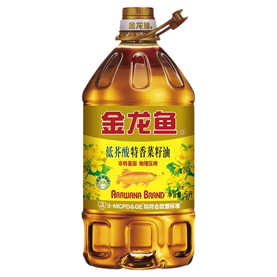 金龙鱼低芥酸特香菜籽油非转压榨