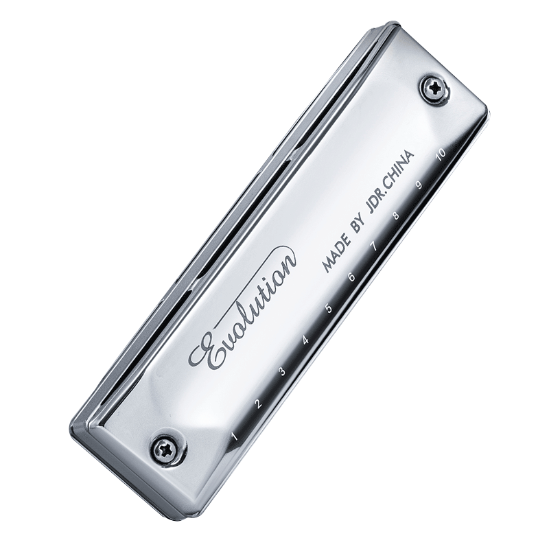 JDR十孔布鲁斯口琴蓝调铝琴格EVA-1920演奏级10孔初学者paddy音阶