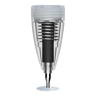 晨光st笔芯按动笔芯st头速干0.5mm黑色中性笔笔芯顺滑2672刷题笔芯替换芯大容量子弹头全针管头学生考试专用