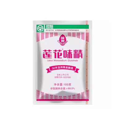 老牌莲花味精100g家用调味料无添加盐味精素颗粒粉小包装粮食酿造