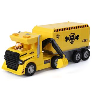 汪汪队立大功小砾小力工程家族美多古夫爷爷大餐车变形儿童节礼物