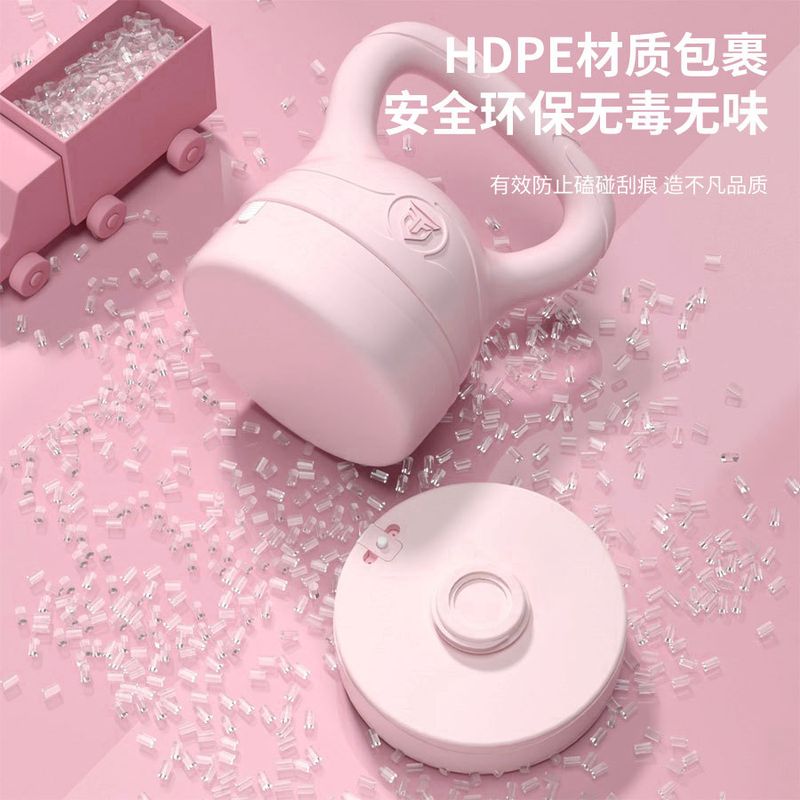 新款可调节壶铃女士臀提壶臀器材力量家用练男士蹲深翘健身哑铃