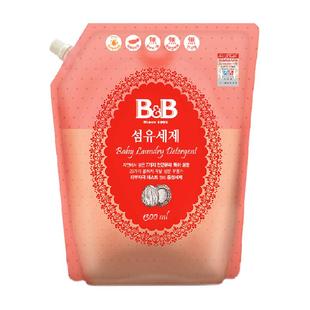 韩国进口保宁米迪恩必恩贝婴儿儿童BB洗衣液补充装温和低泡