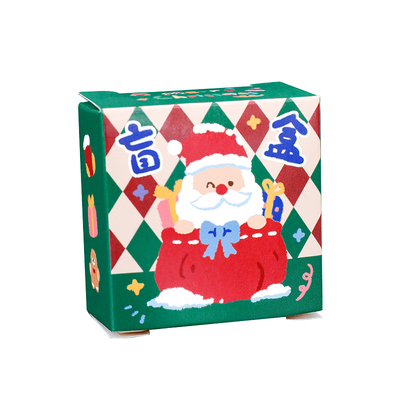 可爱迷你微缩圣诞惊喜盲盒钥匙扣