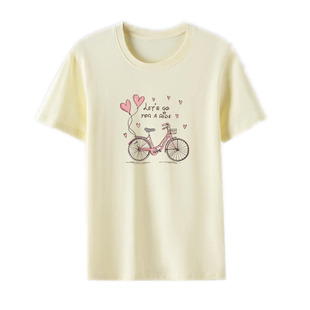 外贸品牌专柜撤柜设计感纯棉短袖t恤女夏季洋气减龄体恤宽松上衣