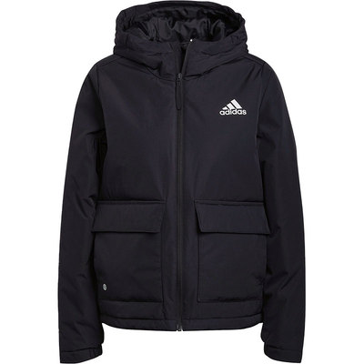 Adidas/阿迪达斯正品女子舒适连帽运动休闲保暖棉服 H65753