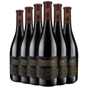 金标解百纳干红葡萄酒国产红酒6瓶正品