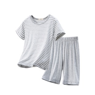 冰丝透气~短袖莫代尔儿童睡衣空调服夏季套装男女童薄款家居服