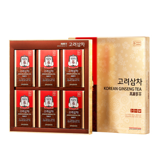 韩国正官庄进口6年根红参高丽参茶60包人参茶养生滋补送礼