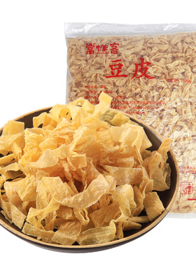 东北豆腐皮2500g豆皮丝六成干