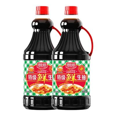 厨邦特级鲜生抽1.92kg*2