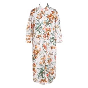 J＆NINA奢华大牌连衣裙子女装新款夏季春日碎花裙气质长裙