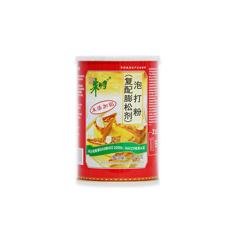 朱师傅泡打粉 烘焙蛋糕蓬松发酵粉无铝害面包馒头膨松剂原料1.5kg