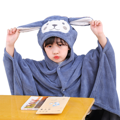 儿童午睡毯子小学生穿式教室