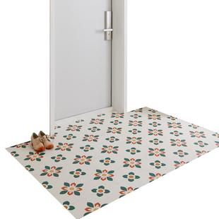 【厨房】认真超薄2mm皮革pvc地垫防尘防水可裁防滑脚垫 花样年华