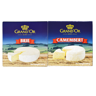 格兰特卡蒙贝尔布里奶酪125g 金文必然干酪进口芝士Camembert即食
