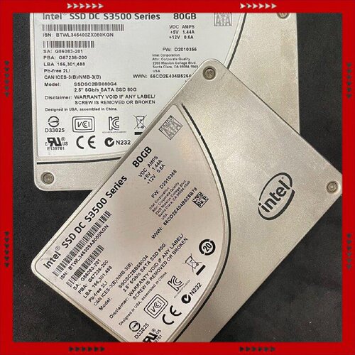 【问价】Intel SSD DC S3500 Series 80G
