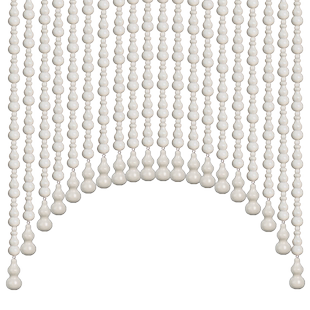 水晶桃木葫芦珠帘卧室门帘隔断玄关过道客厅阳台厕所免打孔挂帘子