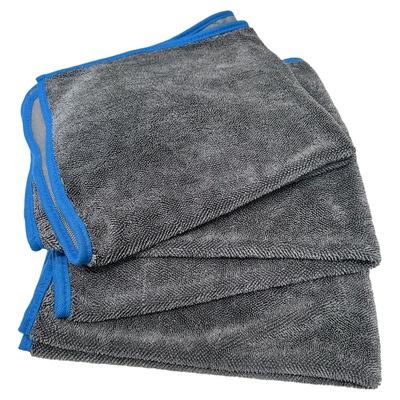 瑕疵处理外贸强捻强吸水抹布洗车巾擦头巾快速吸水毛巾小辫子