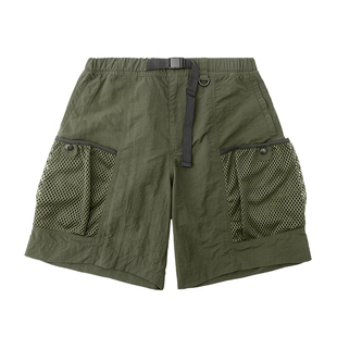 BEN.PANDA2025夏季短裤男简约透气休闲宽松工装短裤