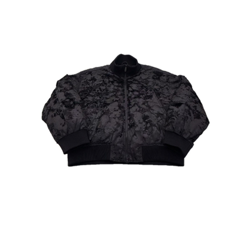 日言立领飞行夹克款羽绒服外套
