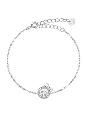 Tidecolor925银凯蒂猫心动手链