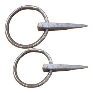 手工锻打老式农用钩子锁扣地牛固定背树神器圆环勾树勾钉牛拉木头