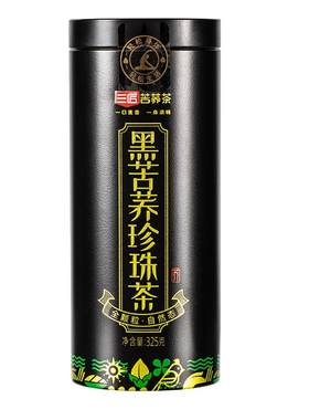 三匠大凉山黑苦荞茶品质罐装茶