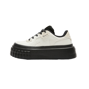 Champion冠军板鞋女百搭饼干鞋熊猫鞋休闲小白鞋增高厚底鞋松糕鞋